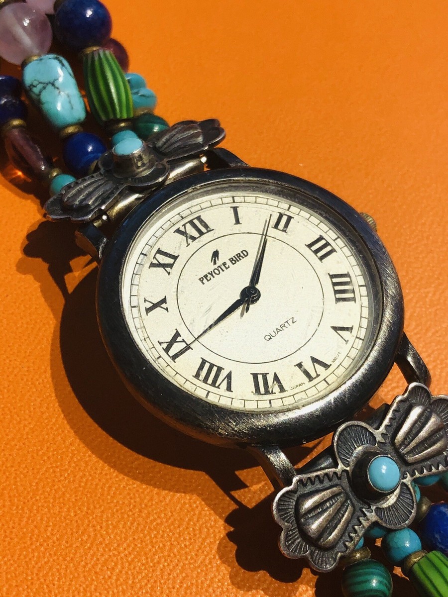 Peyote Bird Designs Turquoise Semiprecious Beads Women's Bracelet