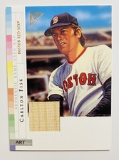 2003 Topps Gallery Baseball Hall Of Fame Edition Carlton Fisk Bat Relic 