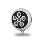Legacy Series Round Led Load/Work Light With Black Front - Chrome Housing