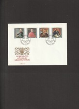 Liechtenstein - FDC Mi. Nr. 839 - 842 " Gemälde berühmter Gäste "