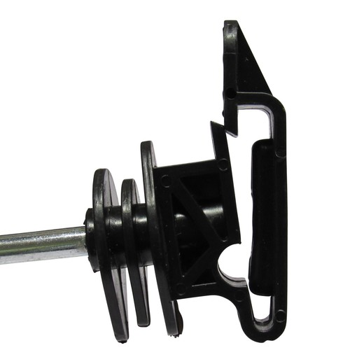 Electric Fencing Ribbon Insulators X10 (Long Arm Screw In Poly Fence Holder) - Picture 10 of 12