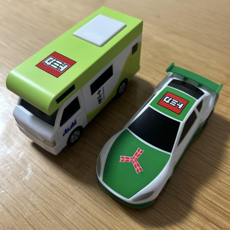 Tomica Asahi Soft Drinks Collaboration Camper Sports Car F/S411 from
