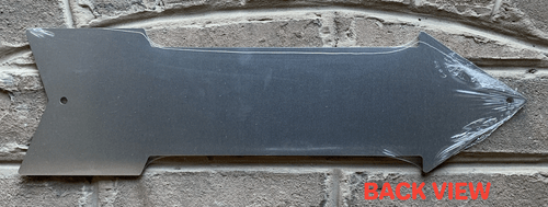 Zuckerstangen Richtung Metall Pfeil Schild 17" x 5" ↔ Weihnachten Urlaub Wanddeko - Bild 3 von 7
