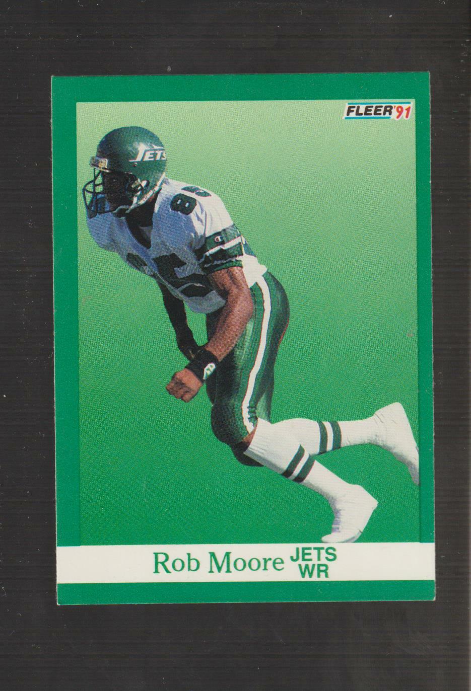 1991 Fleer #153 Rob Moore rookie card, Arizona Cardinals star
