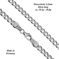 Dicke Panzerkette Aus Silber 925 SQUARE CURB 8 Mm - Schmuck