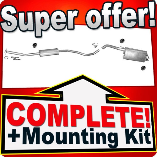 Silencer Exhaust System for NISSAN MICRA III (K12) 1.2 1.4 manual