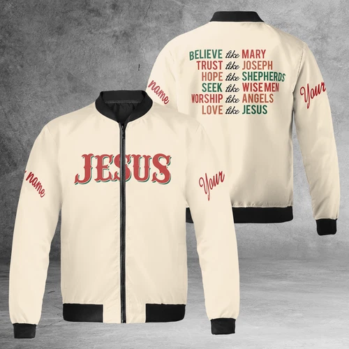 Personalized Christian Believe Like Marry Love Like Jesus Jacket - product listing photo
