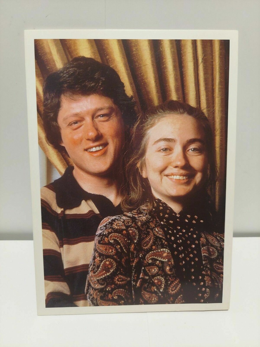 Bill and Hillary Clinton Palm Press Blank Card | eBay