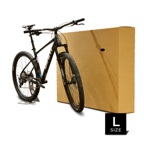Bicycle Large Cardboard Box for a Folding Bike Courier Postal Shipping Storage - Afbeelding 1 van 4