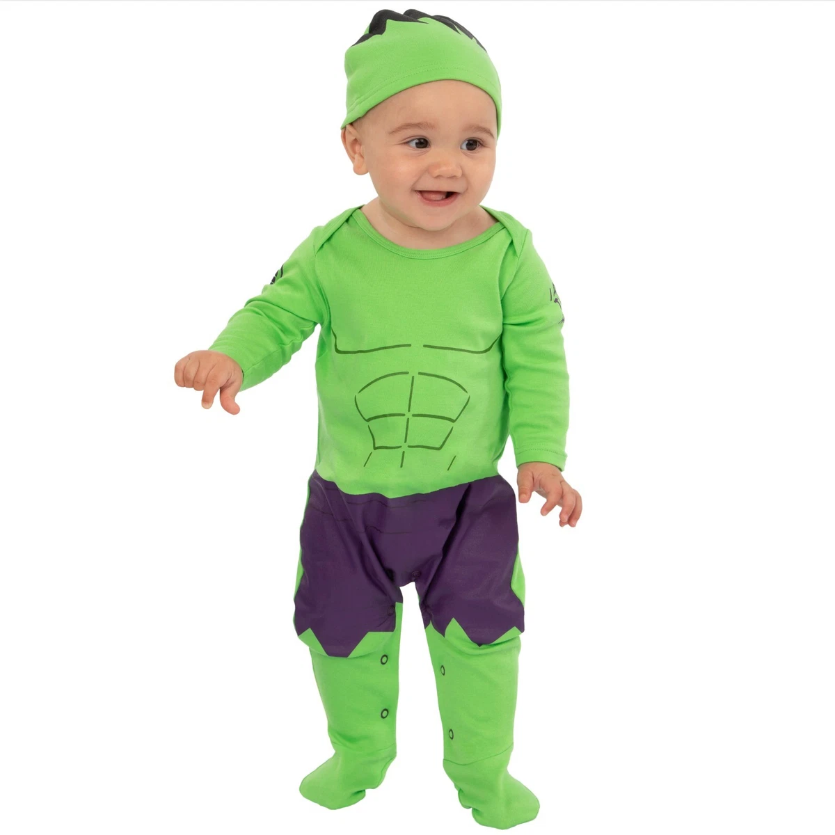 Marvel Avengers 7 Body Manica Corta Per Neonato – Black Panther, Iron Man, Hulk E Altri - 3
