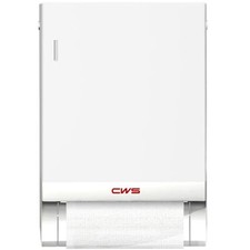CWS Stoffhandtuchspender Dry Slim Paradise  m. Panel weiß