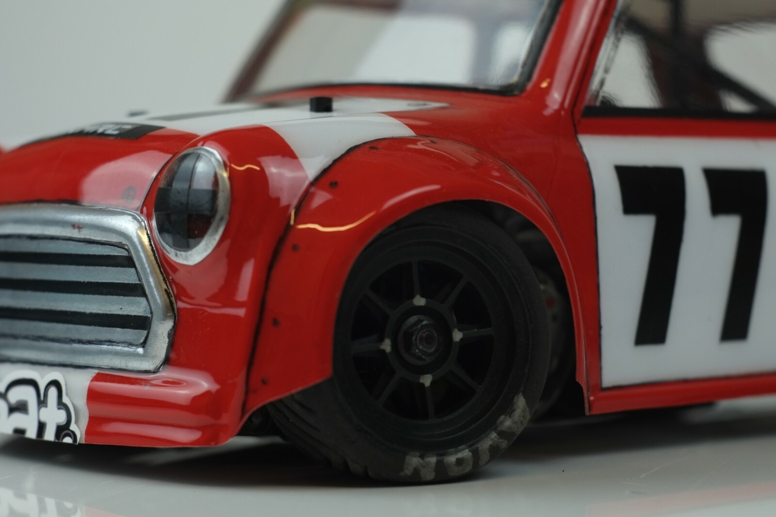 tamiya mini cooper body shell