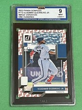 VLADIMIR GUERRERO JR 2022 PANINI DONRUSS IMAGE VARIATION ONE HUNDRED /100 MINT 9