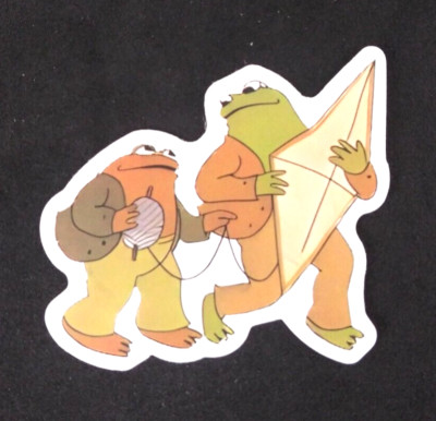 Lifelong Friends Frog & Toad Sticker 2'' x 2.25'' (AJ)