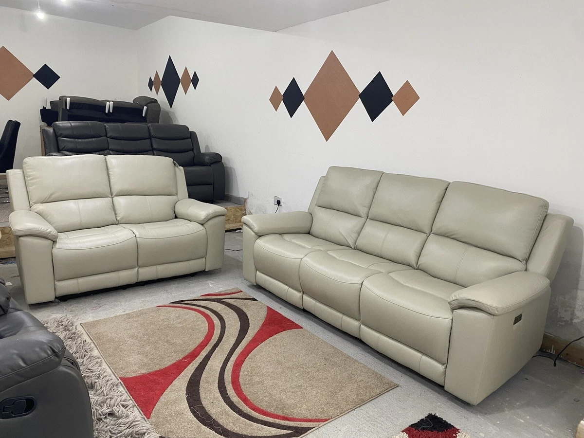 Brand New Ex Display Furniture Village Electric Recliner 3 2 Seater Sofa