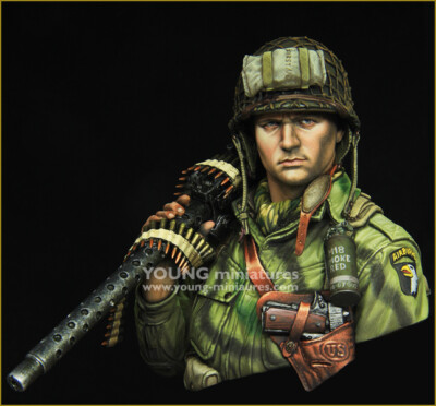 Figurines U.S Paratroopers Marching (Normandy 1944) Set 2