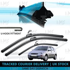 For Ford Focus 1998-04 Front/Rear Windscreen 22" 19" 15" Flat Aero Wiper Blades