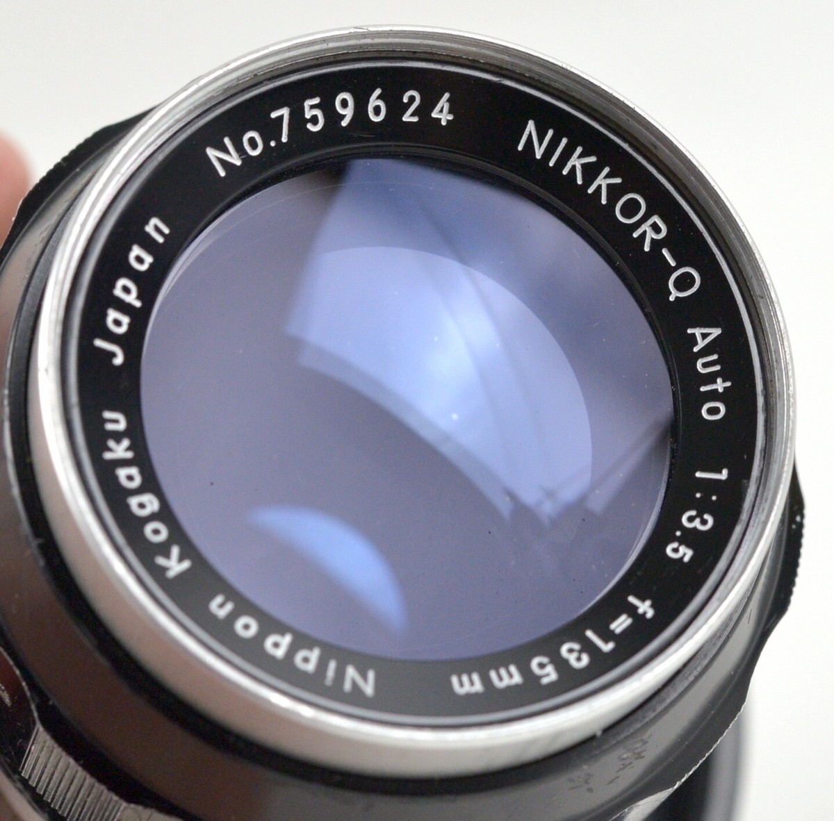 Nikon Nikkor-Q Auto 135mm F3.5 Lens w/bubble - JAPAN | eBay