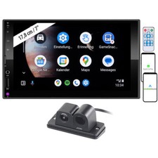 Creasono 2-DIN-Autoradio mit Apple Carplay & Android Auto inkl. Rückfahrkamera