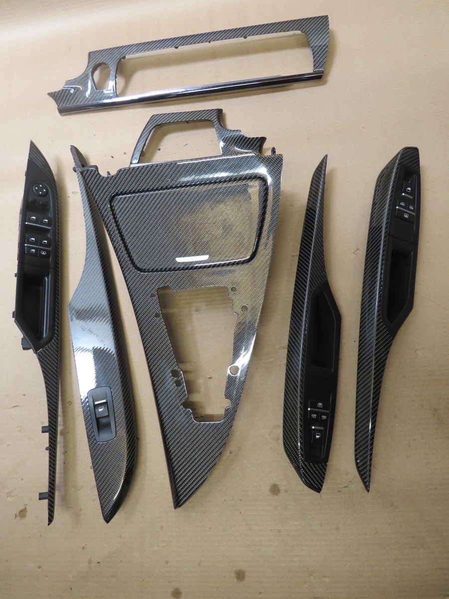 2012-2018 BMW F06 M6 GRAN COUPE CARBON FIBER INTERIOR TRIM SET OEM