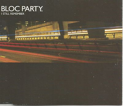 BLOC PARTY I still Remember UNRELEASED TRK& RARE MIX CD single USA seller SEALED