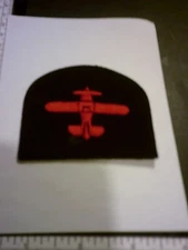 RAN- ROYAL AUSTRALIAN NAVY TRADE PATCH:  RED ON BLACK.