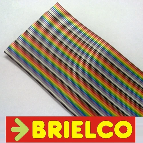 FLAT CABLE FOR CONNECTOR 34 WAY MULTICOLOR POLYCOLOR TAPE 1 METER BD7900