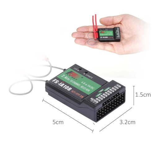 2.4GHz 10CH AFHDS 2A Transmitter with Receiver for RC Drone Airplane Helicopter - Picture 12 of 14