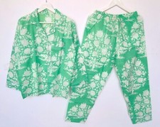 Indian 100 Cotton Floral Print PJ Set Bridesmaid Pajama Set Women Nightwear Suit