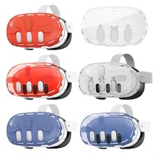 VR Helmet Transparent PC Protective Case VR Accessiries for Quest 3 VR Glasses