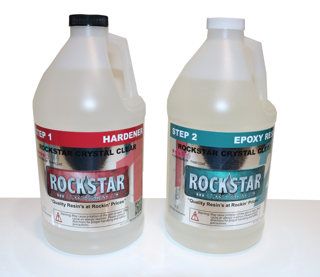 SuperClear Premium Clear Cast Epoxy Pourable Resin Kit 1 Gallon 2 Part