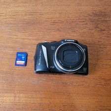 Canon PowerShot SX130 IS 12,1MP fotocamera digitale testata funzionante 16GB SD 