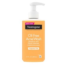 Neutrogena Oil-Free Acne Face Wash, Fragrance 9.1 Fl Oz Pack of 1 , Orange