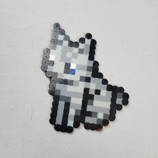 Grey Cat Sitting Zelda Minish Cap Perler Bead Pixel Art