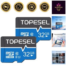 Reliable 32GB Micro SD Card 2 Pack - Shockproof  Ideal for Recording Happiness