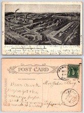 Hamilton Ohio CHAMPION COATED PAPER CO MILLS 1907 Postcard W135