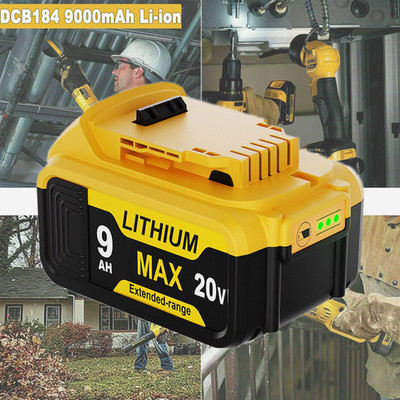 Für DeWalt 18V 9,0Ah DCB184 Akku XR Li-Ion Batterie DCB182 DCB205-2 DCB200-2 Neu