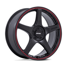 18x8 Petrol Wheels Pe003 P2e Matte Black W Red Lip Rims 5x108 Et40 1pc 18x8 Petrol Wheels Pe003 P2e Matte Black W Red Lip Rims 5x108 Et40 1pc