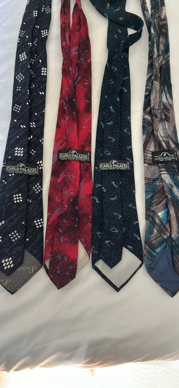 Dolce Puntata Carlo Palazzi Ninno Vela 8pc Luxury Men's Silk Tie Lot - product detail image 4