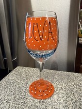 UVA Cavaliers Wine Glass