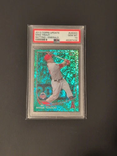 2013 Topps Update -Mike Trout #US300 Emerald All star PSA 10 🔥