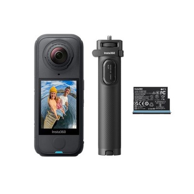 360 Camera Insta360 X4 8K Lightweight 165g FlowState Stabilization Travel Bundle