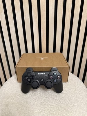 Sony Playstation 3 Dual Shock Controller Sixaxis Schwarz PS3 Gamepad Top !