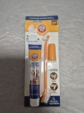 Arm  Hammer Tartar Control Kit for Dogs  Toothpaste, Brush  Fingerbrush  B3