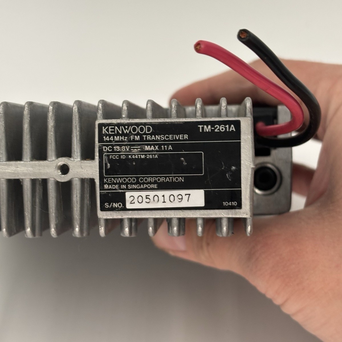 Kenwood Tm-261a 2 Meter 144 MHz Transceiver With Microphone for