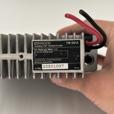 Kenwood Tm-261a 2 Meter 144 MHz Transceiver With Microphone for