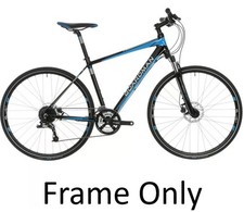 Boardman MX Sport Mens Hybrid Bike Frame - Shiny Black/Blue - Medium 49cm A