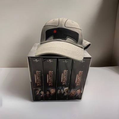 Battlestar Galactica Complete Series DVD Box Set All Discs - Tested Gift Hat