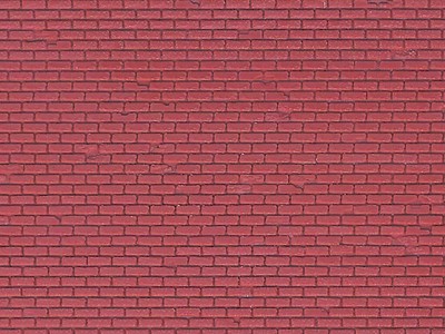 Red brick moulded plastic sheet 21,8 x 11,9 cm OO/HO gauge Vollmer 46033