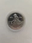 1985 Engelhard 1oz Silver American Prospector Round In Capsule
